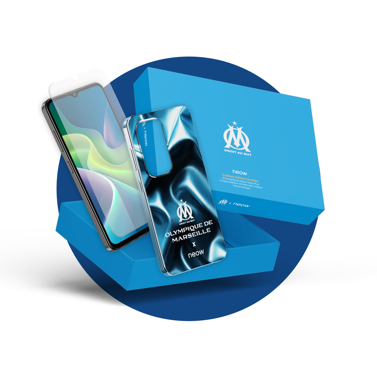 Exklusives NEOW x Olympique de Marseille-Paket (Erhältlich ab dem 1. November)