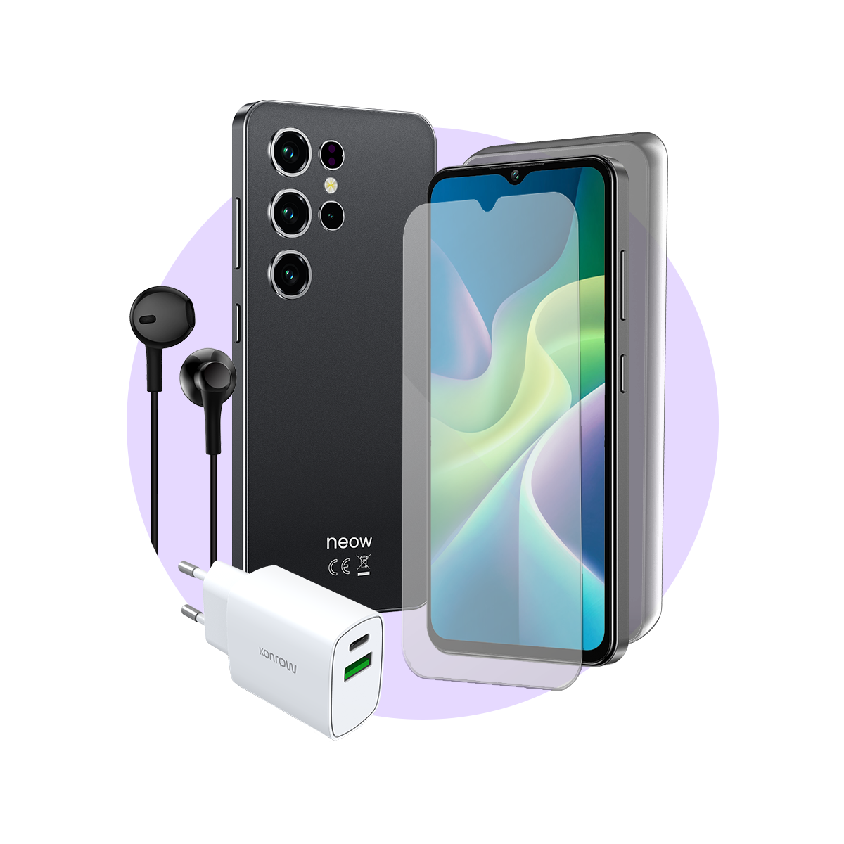 Pack Neow Safe+ (equipped smartphone)